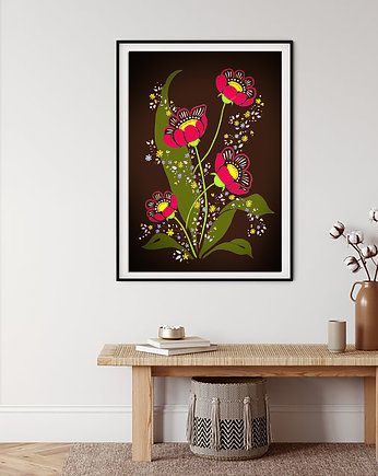 Kwiaty. Plakat, Malgorzata Domanska