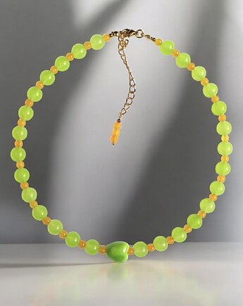 Choker : summer collection : lime & lemon, kaktusia