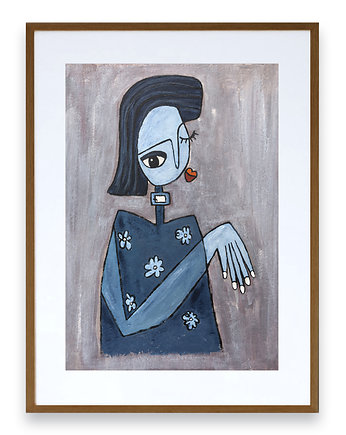 ORYGINAŁ 40 x 30 cm - Dama 2, Gosia Sendlewska