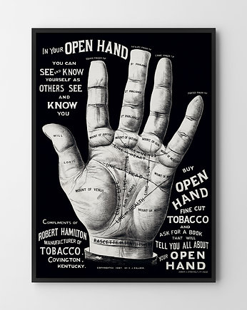 Plakat Vintage hand, HOG STUDIO