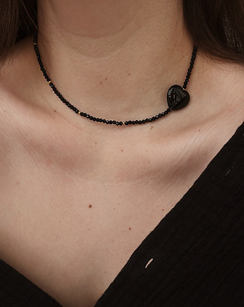 Naszyjnik Onyks Serce, Chmolowska Jewellery