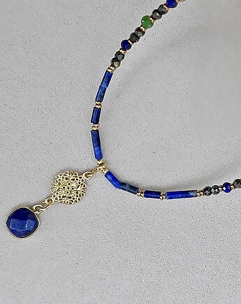 Naszyjnik z zawieszką i lapis lazuli, Studio Gazela