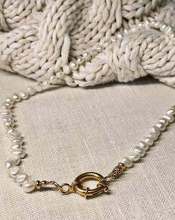 Choker z pereł naturalnych PROTECTION, Maniszevska biżuteria