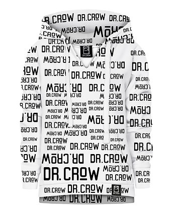 Bluza Dziewczynka DR.CROW Logo Napisy Biała, DrCrow