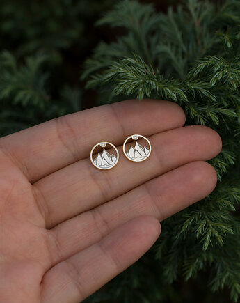 Kolczyki srebrne Góry w słońcu, Szkatułka Emi