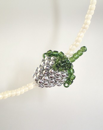 Naszyjnik - lampone d'argento, LIMONI E FIORI