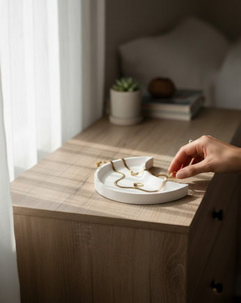 Gipsowa podstawka  KSIĘŻYC, DrukLove