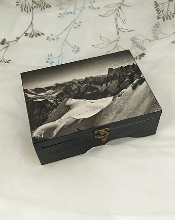 Szkatułka - alpejski widok, Manufa