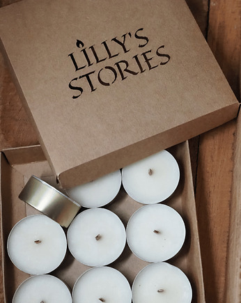 Tealight-podgrzewacz  sojowy zapachowy- zestaw 9 szt.-kolekcja jesień, Lillys Stories