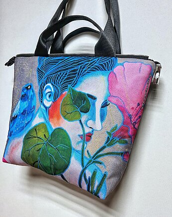2006 art MIMA bag SHORT & Marcin Painta print, MIMAbags