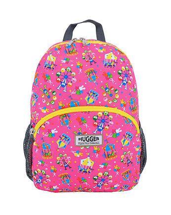 Plecak dla dziewczynki różowy na wycieczki 4-8 lat, Hugger
