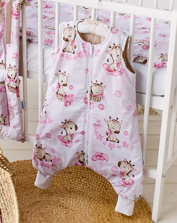 Śpiworek Ze Skarpetkami Ocieplany 2.5 TOG Bawełna LOVE od BabyU, Sleepdo