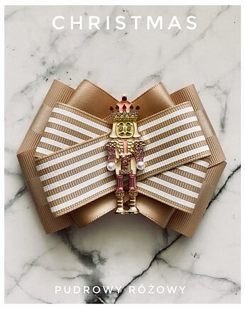 Brosza z Dziadkiem do orzechów, Pudrowy Różowy