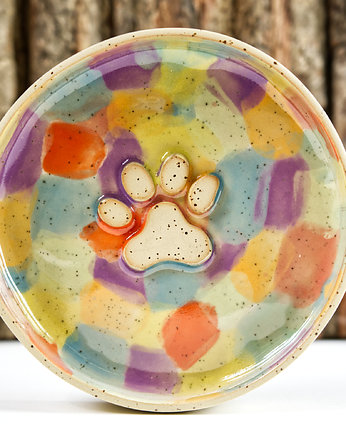 Ceramicza miska dla psa / Ręcznie robiona przez Happy Tree Pottery, Happy Tree Pottery