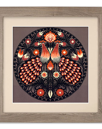 Most Sophisticated Peacocks (PaperCut Artwork), na ludowo