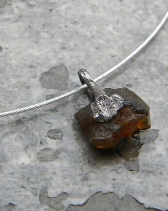 Surowy bursztyn - naszyjnik, Beata Trotter