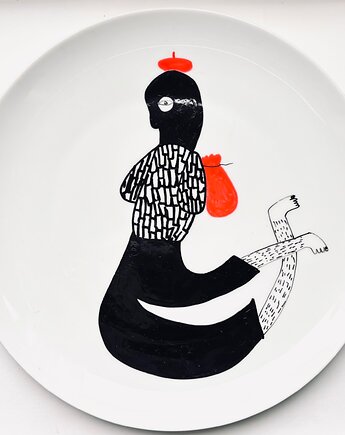 Rabuś z łupem, arent plates
