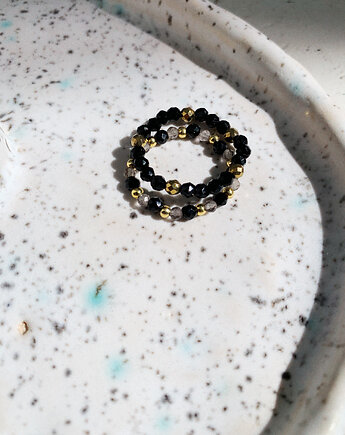 Zestaw Pierścionków Onyks, Chmolowska Jewellery