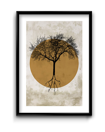 Plakat Drzewo , Bury Lis