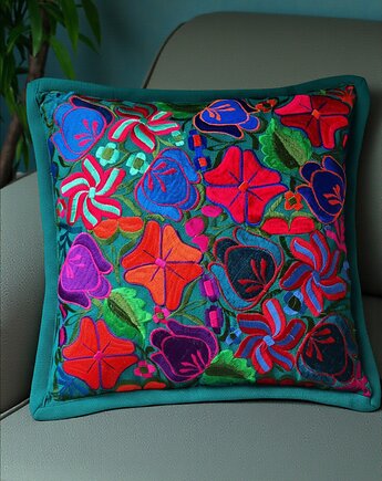 Poszewka na poduszkę meksykańskie wzory hafty, SempreArte