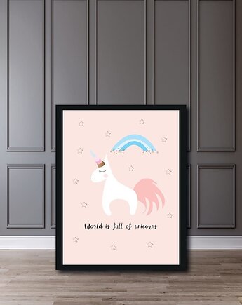 PLAKAT JEDNOROŻEC A3, My Prints