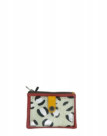 Portfel portfelik mały skórzany miejsce na bilon karty eko OLIVKA, Olivka Warsaw