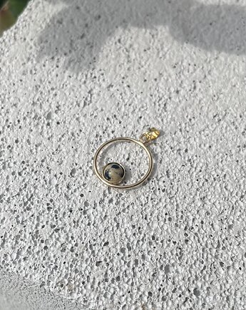 Zawieszka jaspis dalmatyński, Fiorette stone&silver