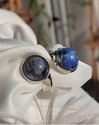 Pierścionek z lapis lazuli, Figa handmade accessories