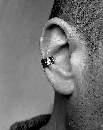 Nausznica męska ROMA BLACK, ZIĘBA