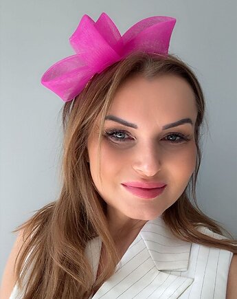 Fascynator ślubny  FRESCA AMARANT/ inne kolory, MONIKA SAXTON LUXURIOUS MILLINERY