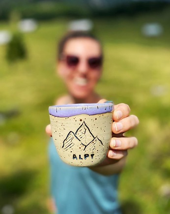 Czarka ceramiczna Alpy, szkliwiona_art