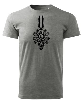 Tatra Art podhalańska Parzenica t-shirt szary, Tatra Art