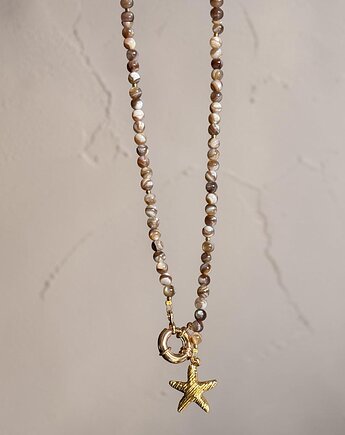Naszyjnik z Masy Perłowej Gwiazda, Chmolowska Jewellery