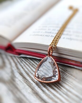 Kryształowy wisiorek II kryształ górski miedź, Treemasters Copper Jewelry