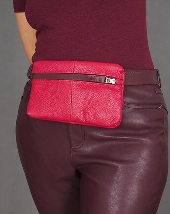 Torebka nerka/mini torebka YOKO różowa, kagenbags