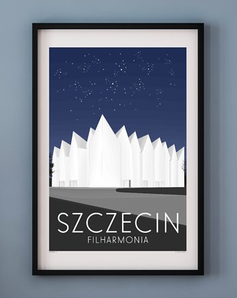 Plakat SZCZECIN FILHARMONIA, A. W. WIĘCKIEWICZ