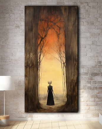 Melancholia - Plakat - Impresjonizm, Loft, Black Sapphire Art
