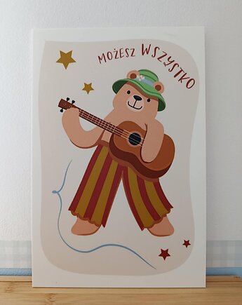 Miś z gitarą Możesz wszystko, ALE Pomysl