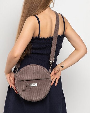 Torebka sztruksowa petit latte, sacky bag