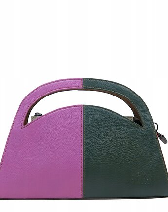 Torebka skórzana do ręki i na ramię dwustronna skórzana oryginalna OLIVKA, Olivka Warsaw