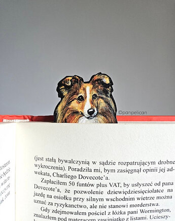 Zakładka do książki Owczarek Szetlandzki Sally*, Pan Pelican