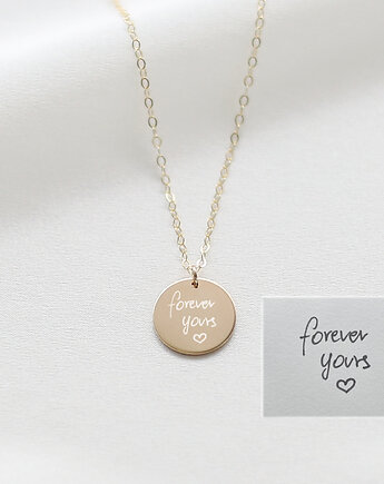 Personalizowany Naszyjnik z Odręcznym Podpisem