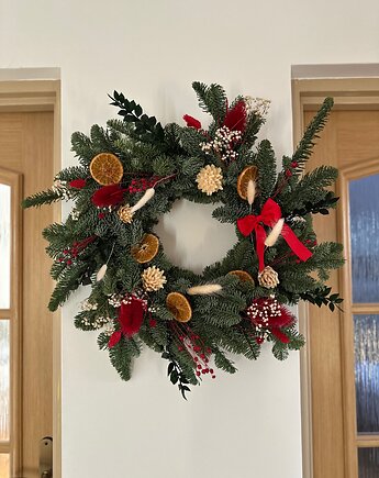 Wianek zimowo świąteczny naturalny, Łąka