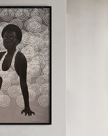 Black Woman - Dekoracja ścienna, Dekoracje PATKA Patrycja Kita