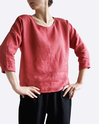 lniana bluzka "Malina", madebyjokpa