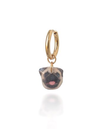 Kolczyki Mops, Flores Jewellery