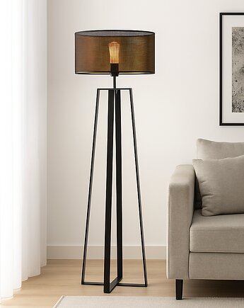 Lampa podłogowa do salonu MOSS AŻUR, LYSNE