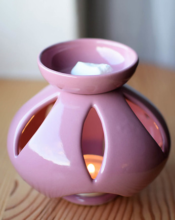 Kominek do wosku ceramiczny Różowy, Ceramika Ciepliki