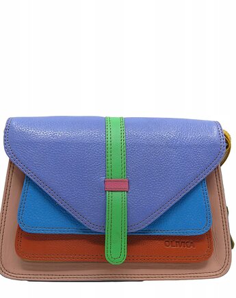 Torebka damska klasyczna elegancka skórzana na ramię pasek OLIVKA, Olivka Warsaw