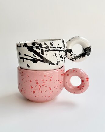 Filiżanka Pink and red /150ml/ z serii Good Vibes CCLTV, Handverk